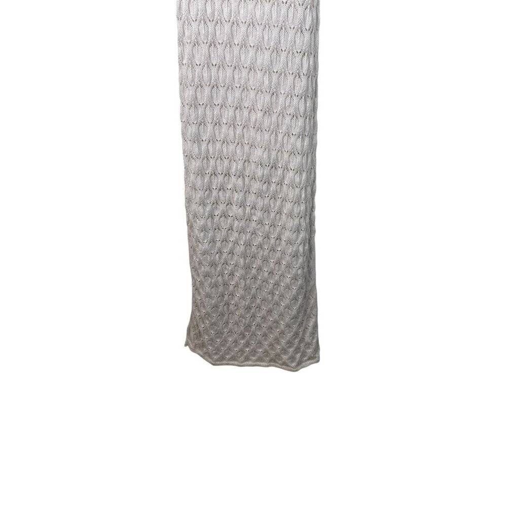 Olive & Oak Crochet Knit Maxi Dress Sleeveless Beachy Cottagecore Prairie - Picture 4 of 8